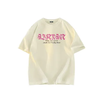 A02 T-Shirts Unisex Light Beige Apricot