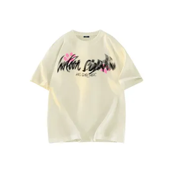 A02 T Shirts Unisex Light Beige Apricot