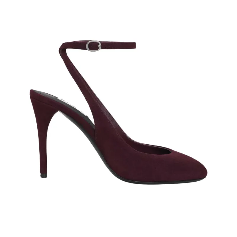 Alaia Décolleté Slim Heel High Heels 9cm Women's Dark Red-1