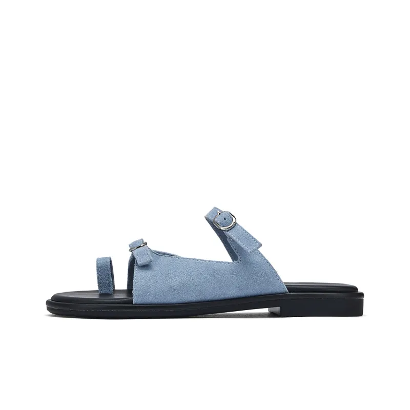 Hotwind Rubber Sole Slip Resistant Slide Slippers Women's-5