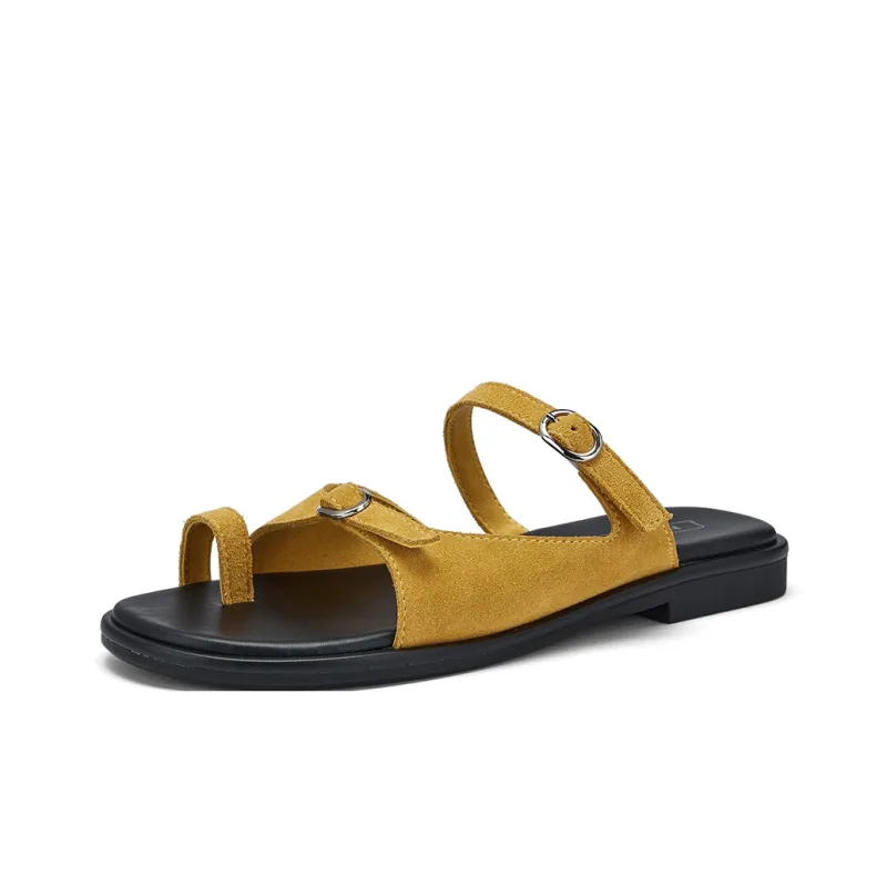 Hotwind Rubber Sole Slip Resistant Slide Slippers Women's-11