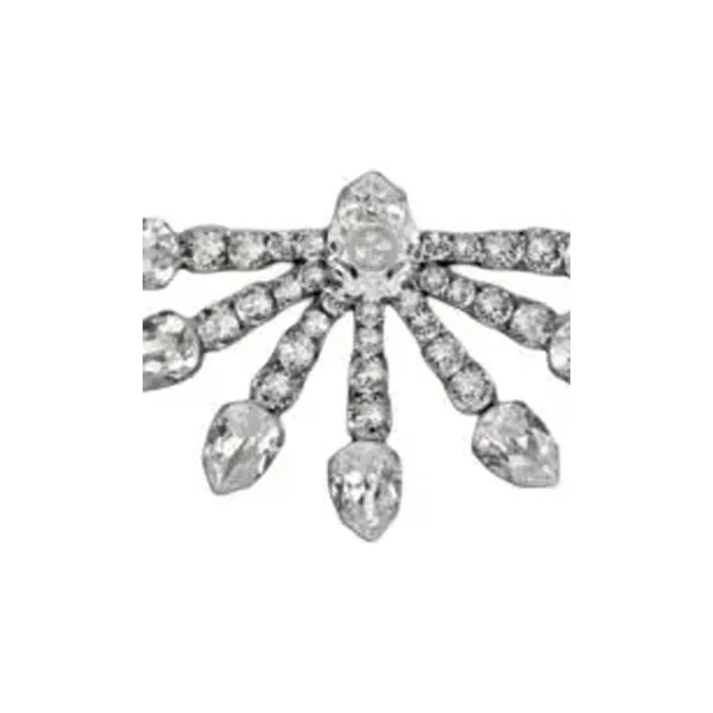 GUCCI Crystal Earrings Men's Transparent-1