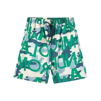 G.M BONNEY Beach Shorts Unisex Green