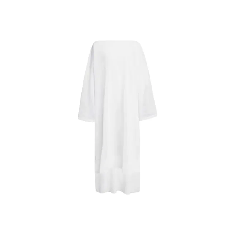 Alaia SS25 Long Sleeved Dress Women's White-0
