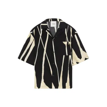 NANUSHKA Short sleeve Abstract print Shirt