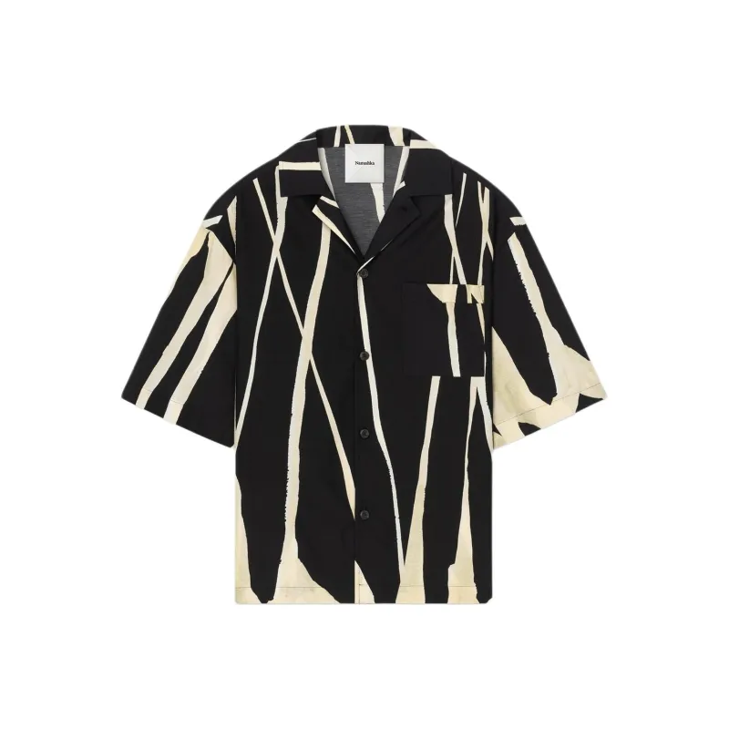 NANUSHKA Short sleeve Abstract print Shirt-0