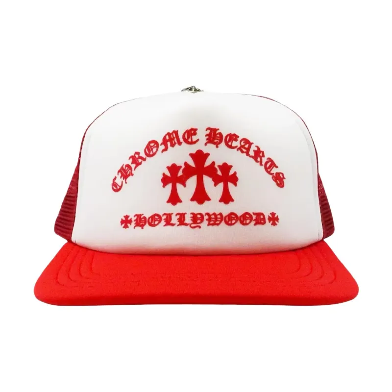 Chrome Hearts Baseball Caps Unisex Red-0