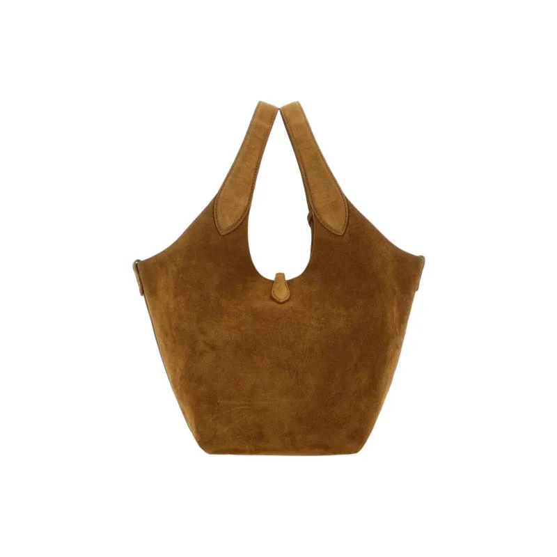 Polo Ralph Lauren Leather Tote Bag, Shopping Bag, Handbag Women's Beige-3