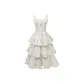 Ecru Floral Dress