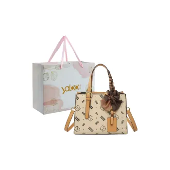 Yalu PU Handbag Unisex White/Pink/Brown/Coffee