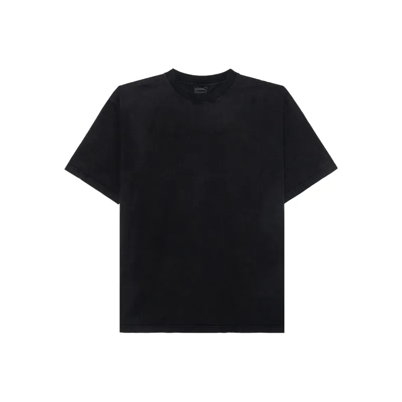 Balenciaga Back Large Fit T shirt Black-0