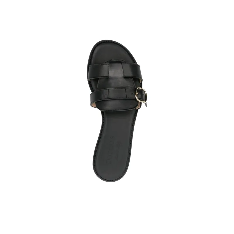 DOUCAL'S Fibbia Buckle detail Leather Sandals Women's-4