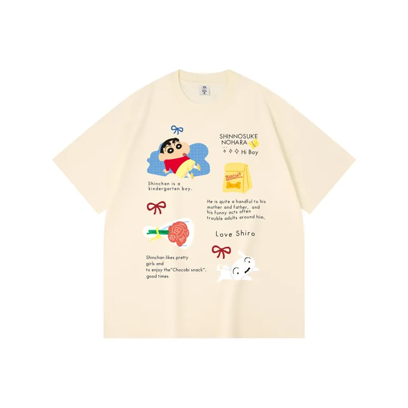Crayon Shinchan T-Shirts Unisex-8