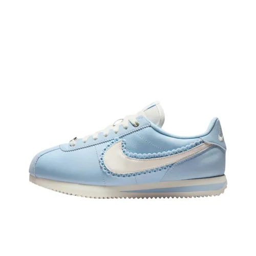 Nike Cortez Anti Slip Wear Resistant Low Top Casual Shoes Women's Blue