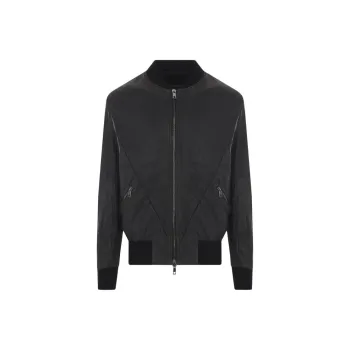 Giorgio Brato Zip up Leather Jacket