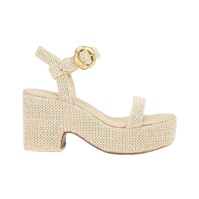 CULT GAIA Clara One Strap Sandals 8.3cm Women's Beige-1