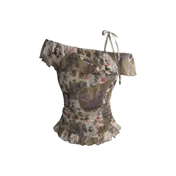 Unifree Chiffon Shirts Women's Khaki