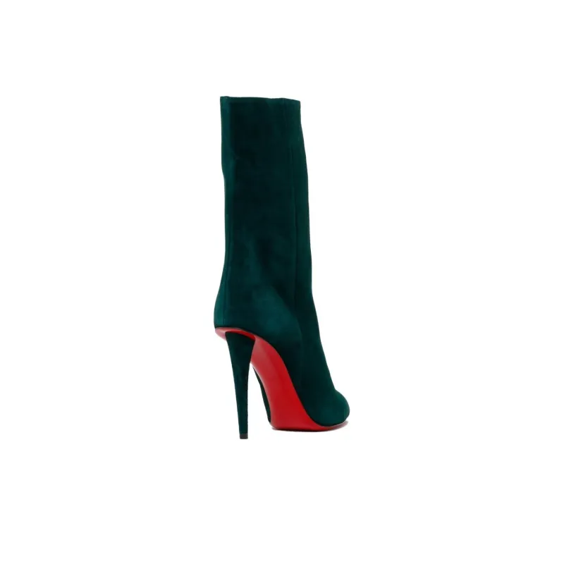 CL Astrilarge Booty Ankle Boots 10cm Women's Forest Green-3