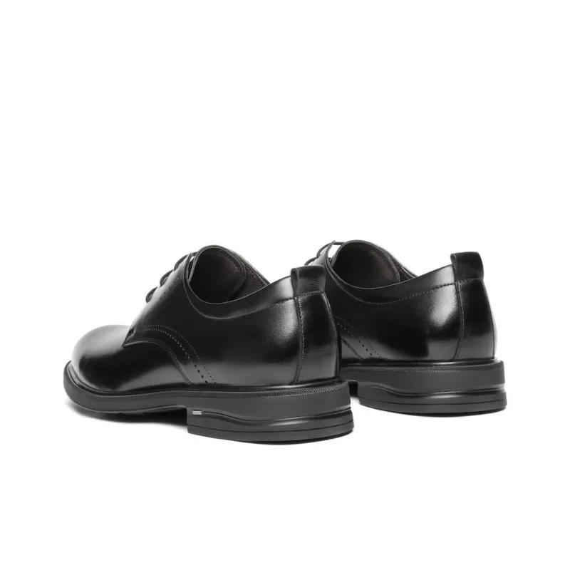 BELLE Dress Shoes Men Low Top Black-4