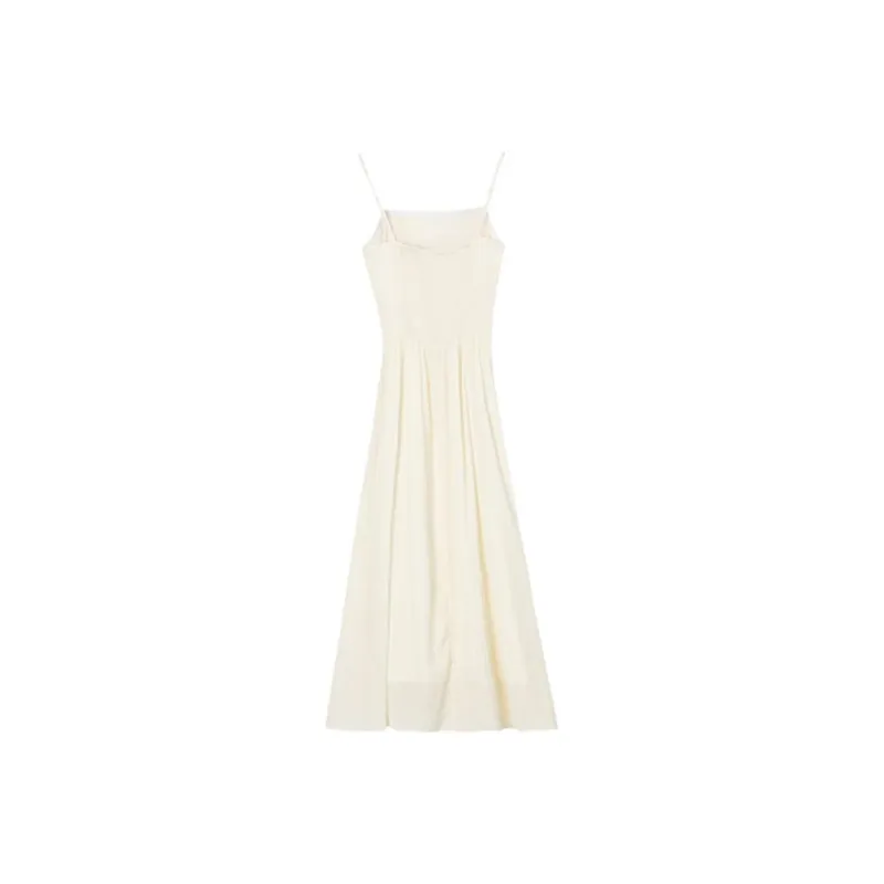 CZMO Slip Dresses Women's Beige Apricot-1