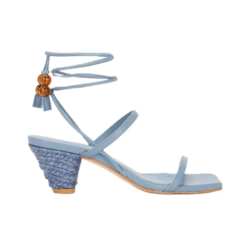 ALOHAS IMANI One Strap Sandals 6.5cm Women's Blue-1