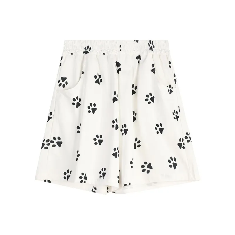 GOSO Casual Shorts Women's White-0