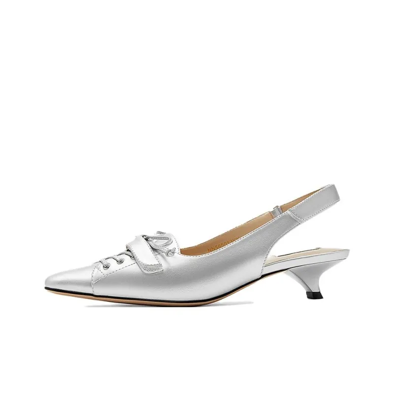 NINE WEST Cone Heel High Heels 4.3cm Women's-5