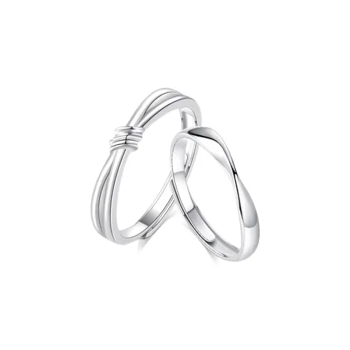 JUICY Air S999 Fine Silver Rings Unisex