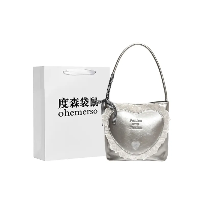 Dusen Kangaroo PU Shoulder Bag Women's Multicolor-5
