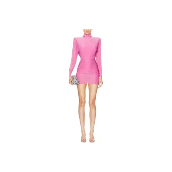 Alex Perry Long Sleeved Dress Women's Pink