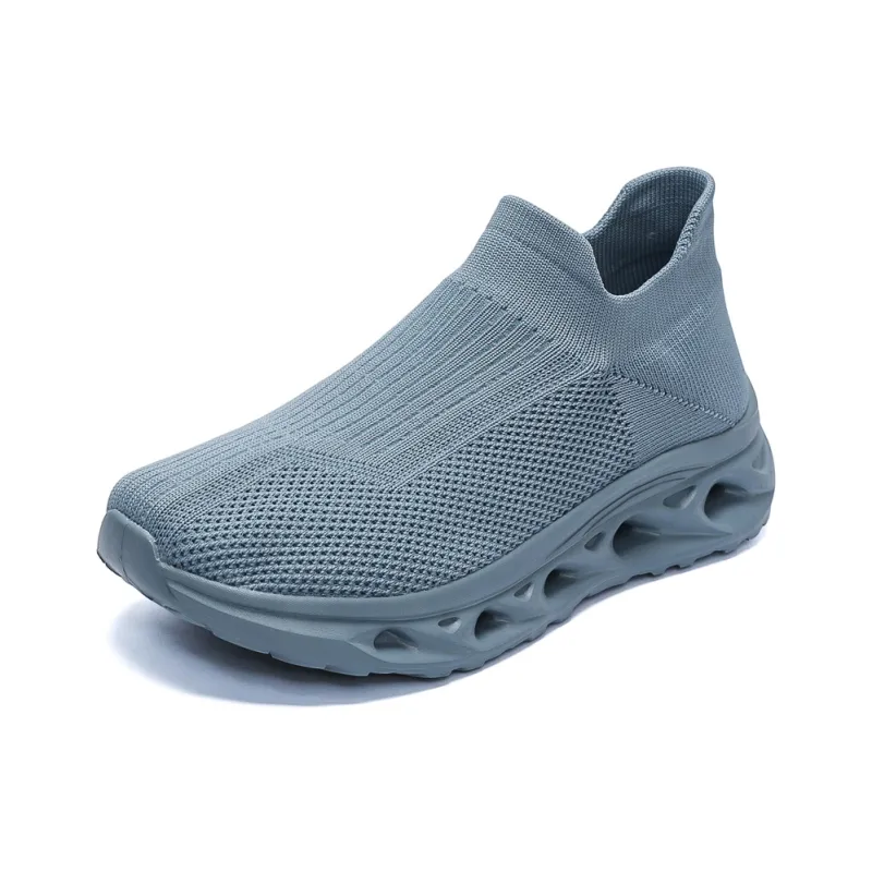 SENGUIBUCK Sock Shoes Breathable Lightweight Height Increasing Low Top Casual Shoes Men's-4