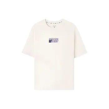 Skechers T Shirt Men's Marshmallow White 0074