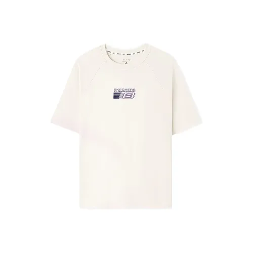 Skechers T Shirt Men's Marshmallow White 0074