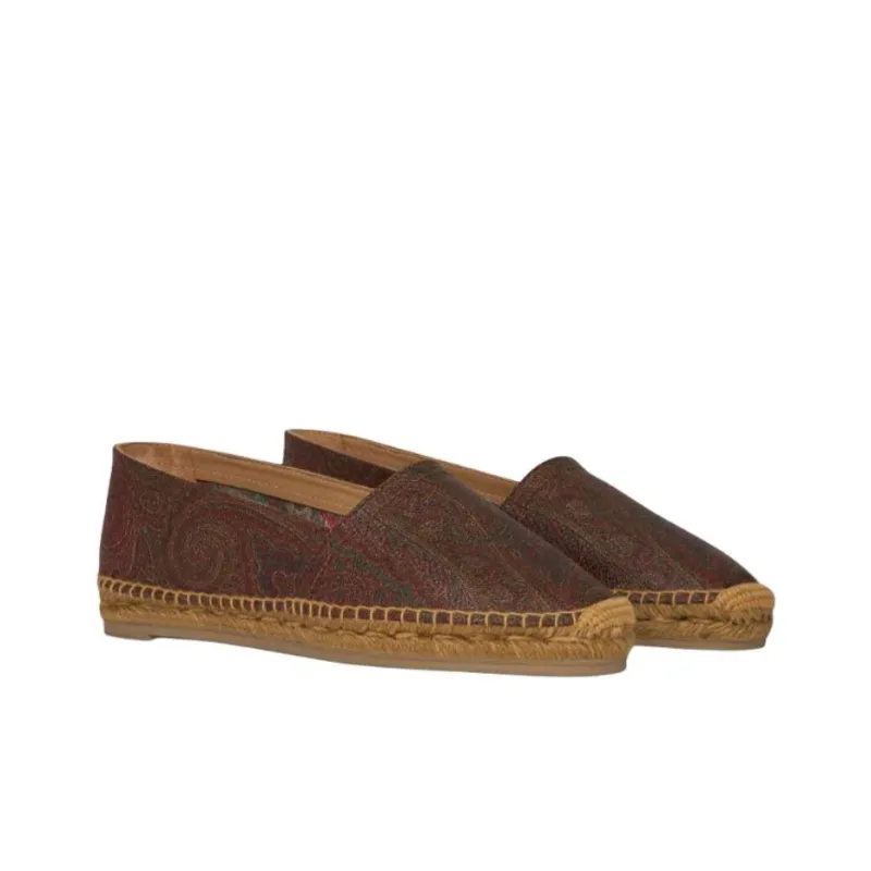 ETRO Paisley Espadrilles Women's Red-2