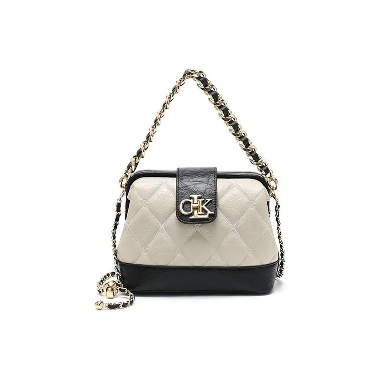 BETTINA VIVIAN PU Handbag Women's Cream Black-0