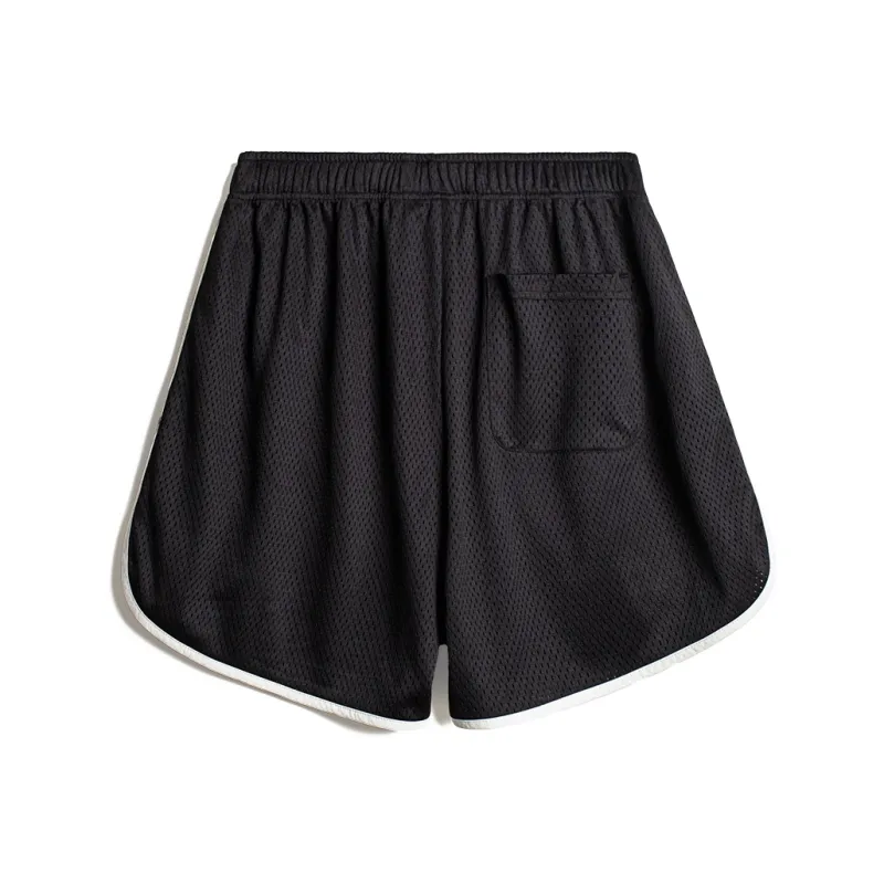 MADEN Casual Shorts Men Tranquil Black, Loose Fit Runs Large-1