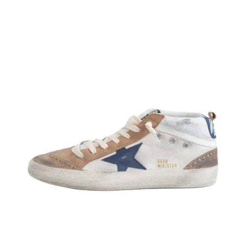 Golden Goose Mid Star Low Top Skateboard Shoes Men's Brown
