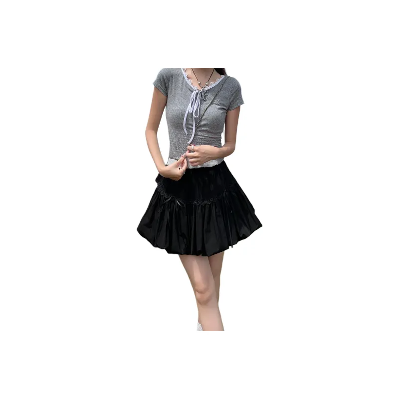 Wen Shan Casual Short Skirts Women's-0