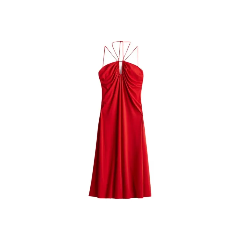 H&M Slip Dresses Women's Red-0