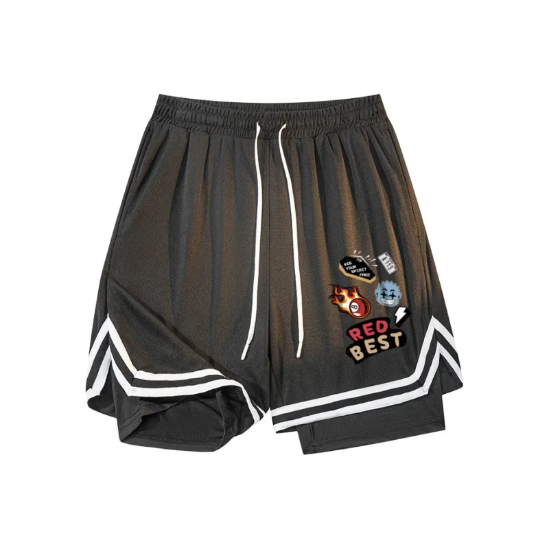 RED DRAGONFLY Casual Shorts Unisex-0