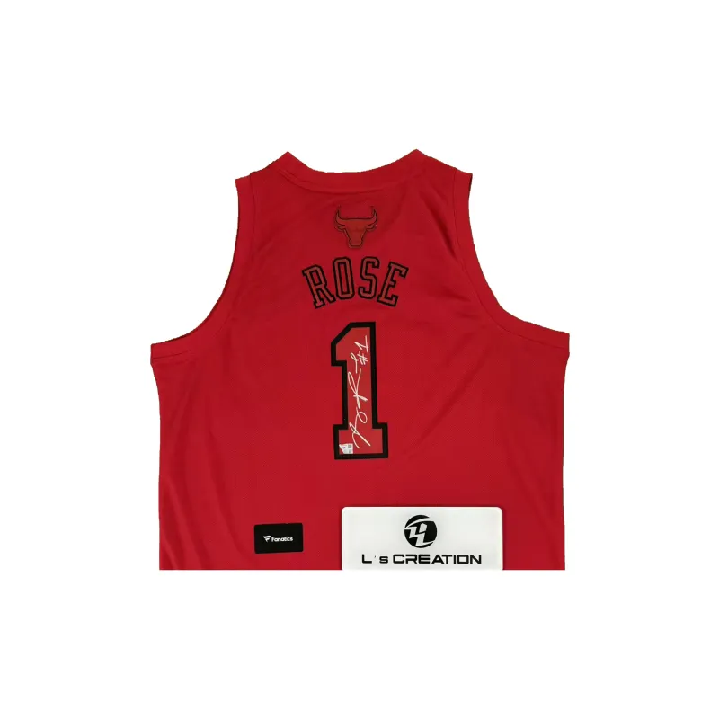L's Creation Basketball Fan Supplies Authentic Signature Company Fanatics Certificate, Collection Highlights Red Unisex-1