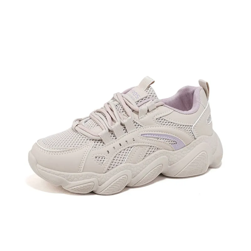 Gai Renpu Slip Resistant, Abrasion Resistant, Breathable Low Top Chunky Sneakers Women's-0