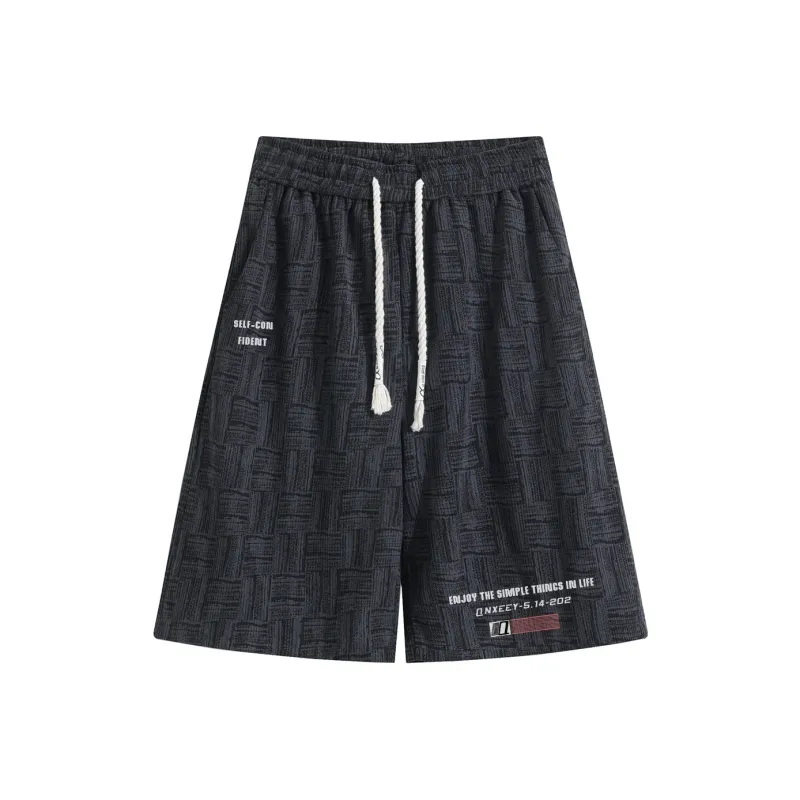 Qnxeey Casual Shorts Unisex-14