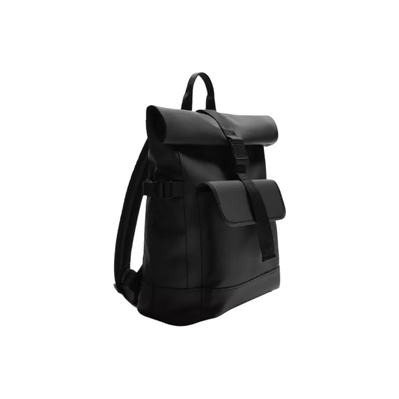 ZARA PU Backpack Tubas Men's Black-1