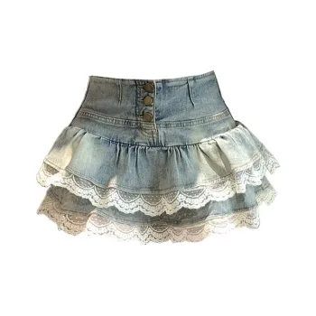 MISS VIGOR Denim Short Skirts Women's