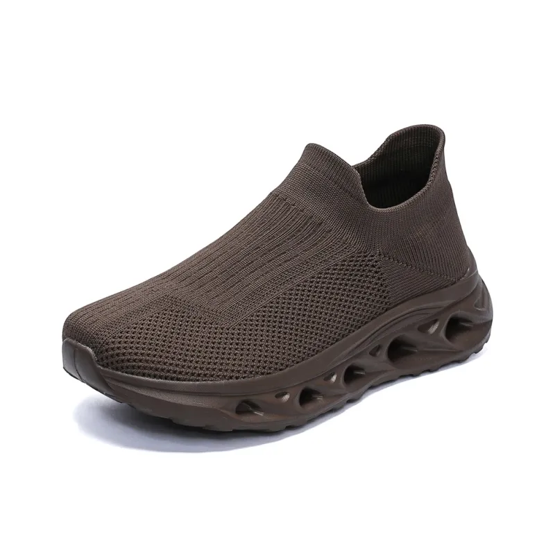 SENGUIBUCK Sock Shoes Breathable Lightweight Height Increasing Low Top Casual Shoes Men's-5