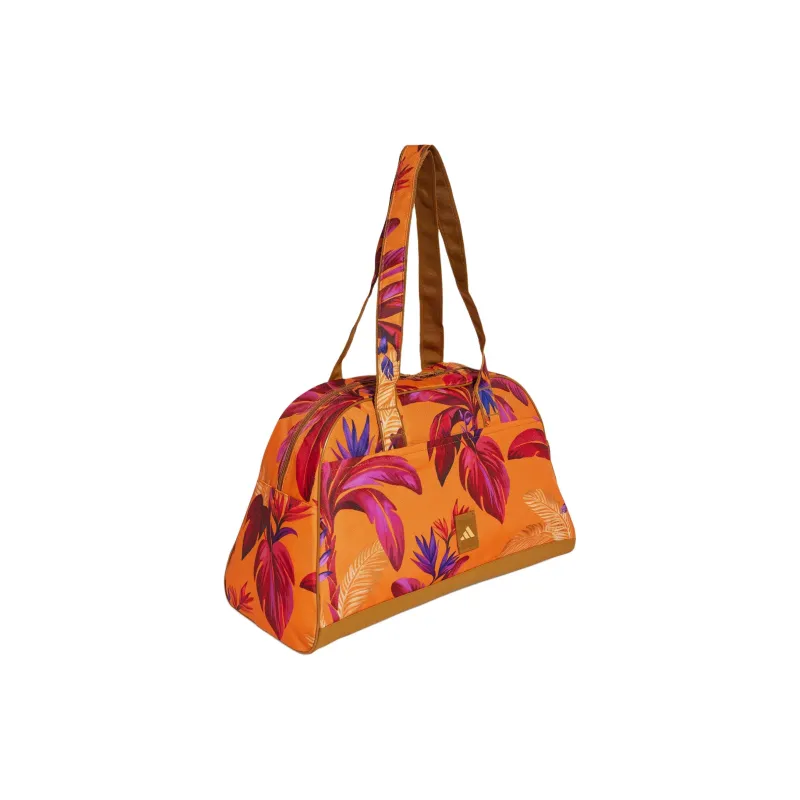 Adidas FARM Collaboration Polyester Bowling Bag, Handbag Women's Gold & Multicolor-1