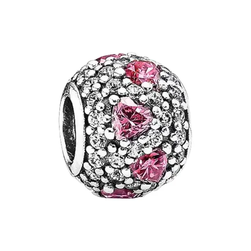 Pandora 925 Sterling Silver, Synthetic Cubic Zirconia Jewelry Accessories Unisex Silver-0