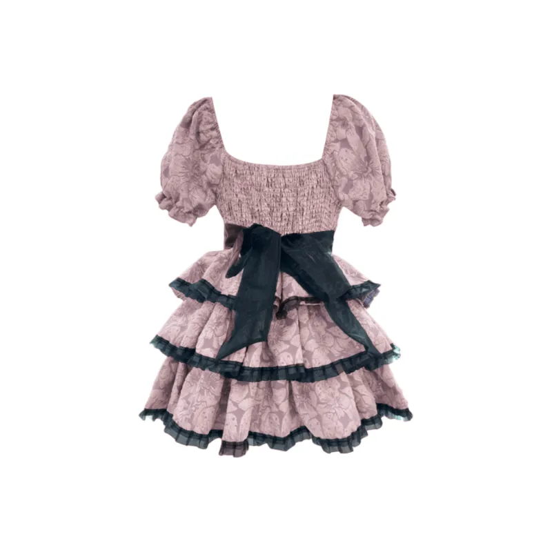 Peaches Peaches Short Sleeved Dress Women's-1