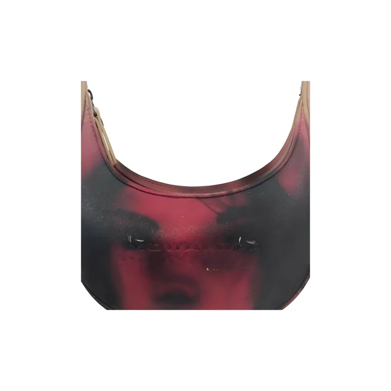 Mowalola Pure Vegan Leather Handbag Women's Black & Pink-2